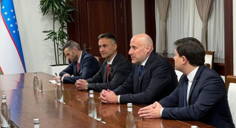 Taskentben tárgyalt a 4iG Csoport vezetője, Jászai Gellért