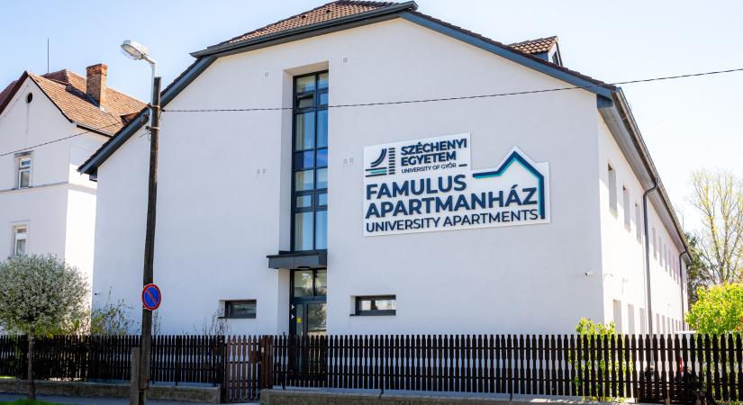 Famulus Apartmanház: minőségi szálláslehetőséggel bővíti szolgáltatásait a Széchenyi István Egyetem