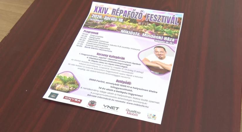Jön a huszonnegyedik Miklósfai Répafőző Fesztivál