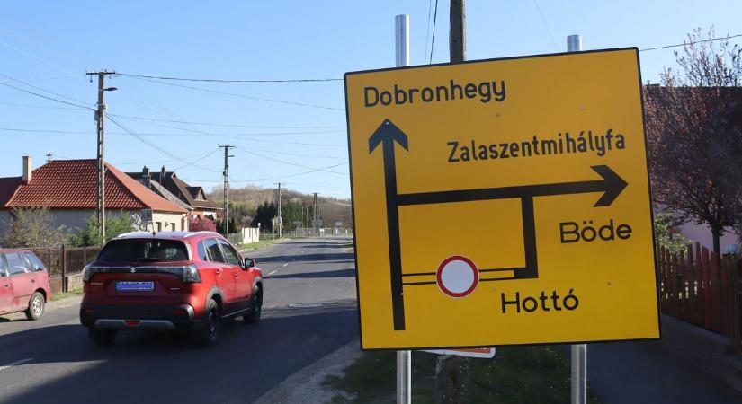 Ismét teljes útzár lesz a két zalai falu között – csak ideiglenesen nyitották meg, még hátravan ez a munka (galéria)