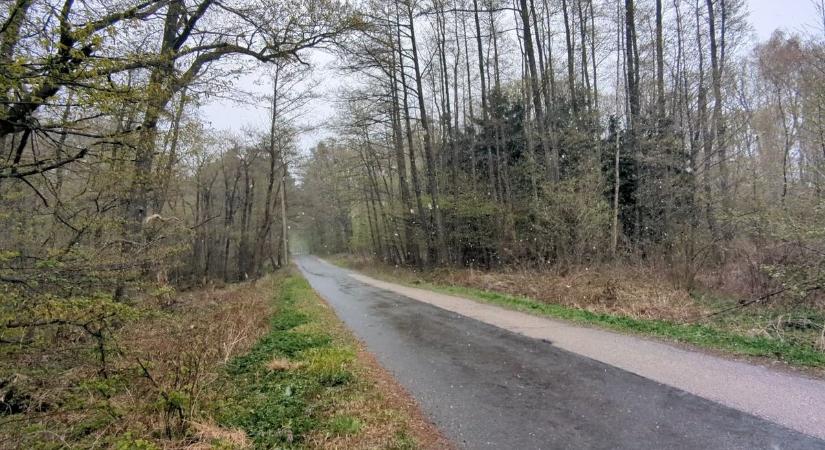 Megeredt a hó Sopron mellett - videóval