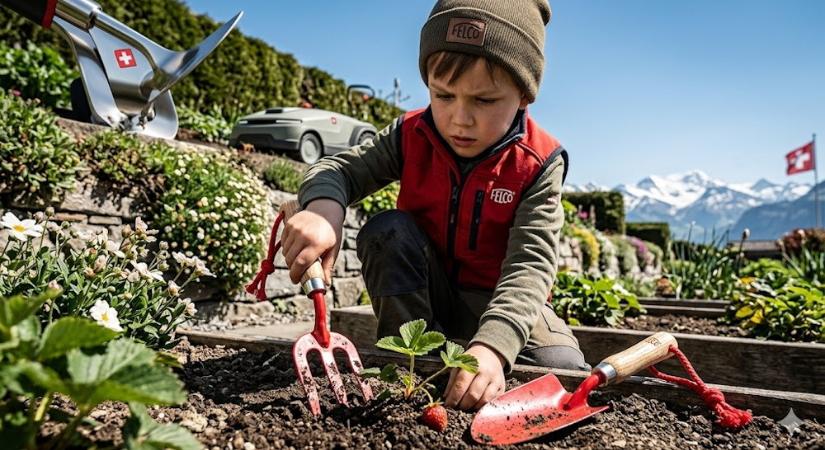 FELCO 470 KIDS kerti szerszámkészlet: amikor a gyerek nem csak nézi a kertészkedést, hanem végre tényleg csinálhatja is