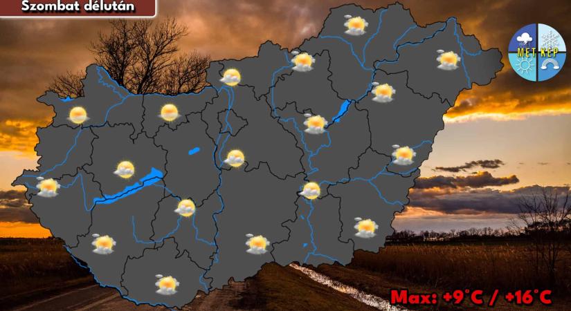 Változóan felhős, hűvös idő