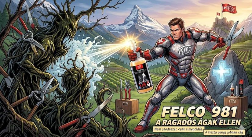FELCO 981 tisztító spray: a kerti kiegészítő, amiről sokan csak akkor jönnek rá, mennyire fontos, amikor már ragad az olló