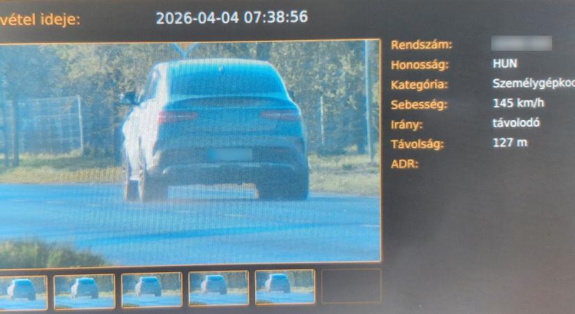 50 helyett 145-tel száguldott Hajdúböszörményben