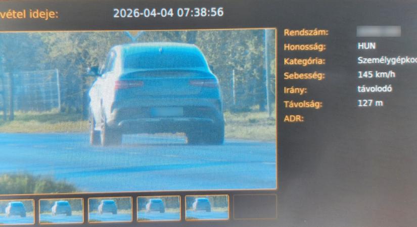 A megengedett sebesség közel háromszorosával hajtott egy autós Hajdúböszörményben
