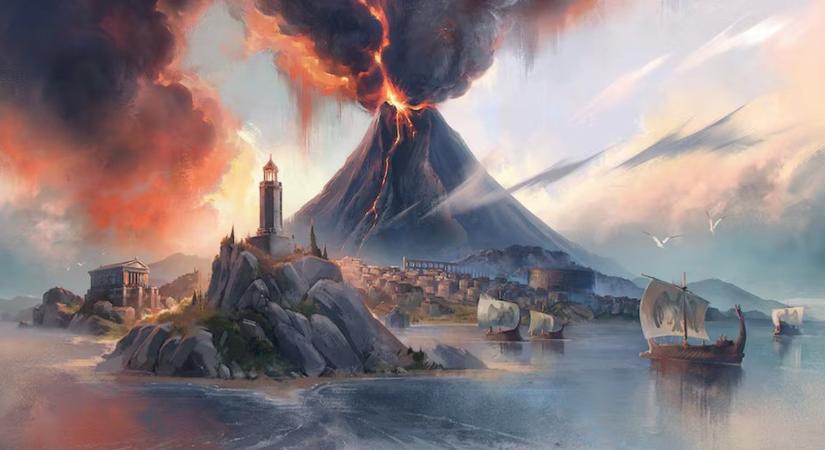 Hú, most ilyen vulkánokat látok az Anno 117: Pax Romanaban