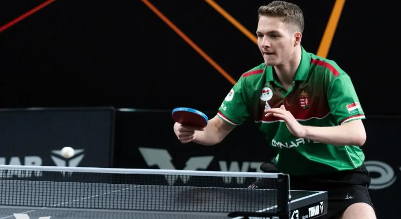 Asztalitenisz WTT: András Csaba párosban finalista, egyesben elődöntős