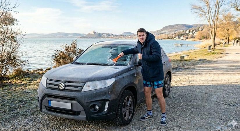 Jégkaparóval indul a reggel, de pólóban zárjuk a napot? Döbbenetes fordulatot tartogat Kaposvár felett az ég!