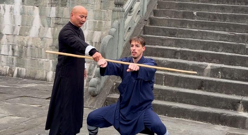 A nógrádi shaolin szerzetes titka: Gombár Bence túlélte a legdurvább kínai kiképzést is