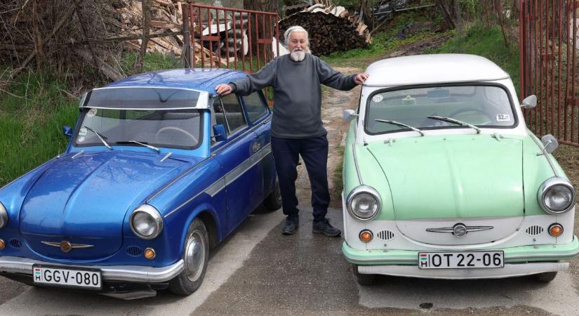 Egy élet két szenvedély között: lovak és Trabantok – Bérdi József különleges világa Kaposszerdahelyen