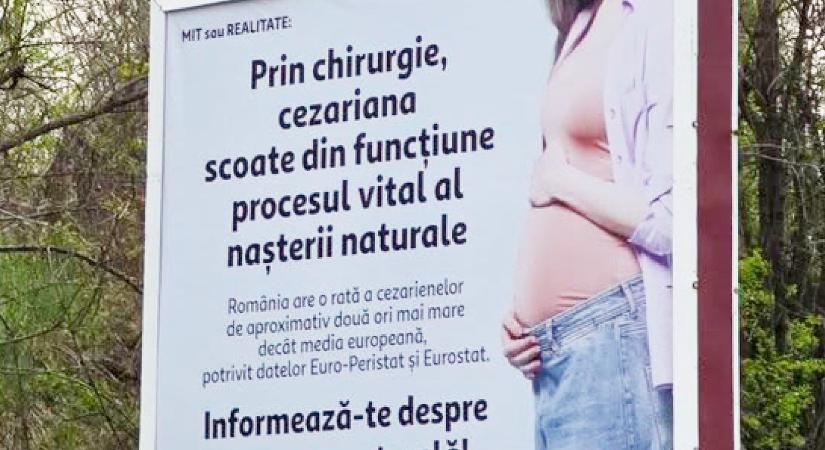 „A szülés nem propaganda” – Eltávolíttatná a felháborodást keltő plakátokat egy szenátor