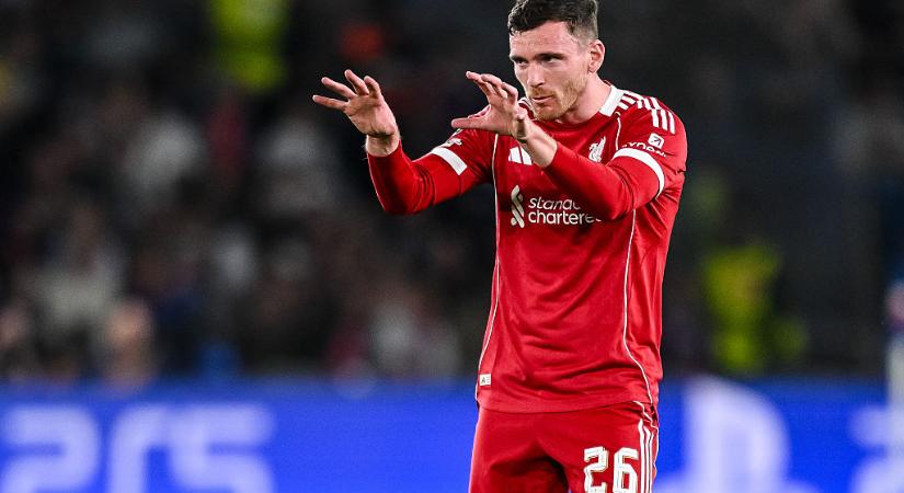 Londonban köthet ki a Liverpoolból nyáron távozó Andy Robertson – sajtóhír