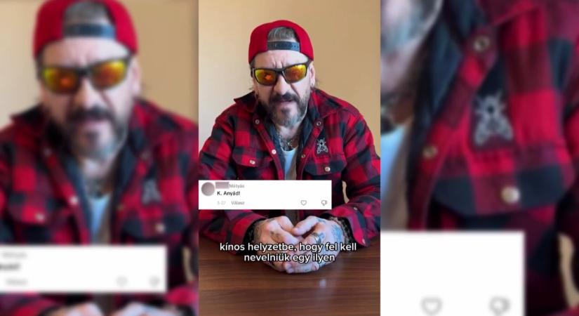 Ganxsta Zolee meglepő oldalát mutatta meg a kommentszekcióban