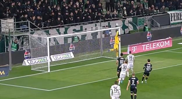 Érett a meglepetés, ám a DVTK kapusa hagyott egy labdát a hálóba hullani, amitől beindult a Fradi