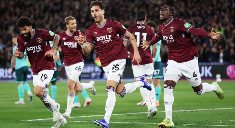 Gálázott a West Ham, kiesőhelyre sodródott a Spurs