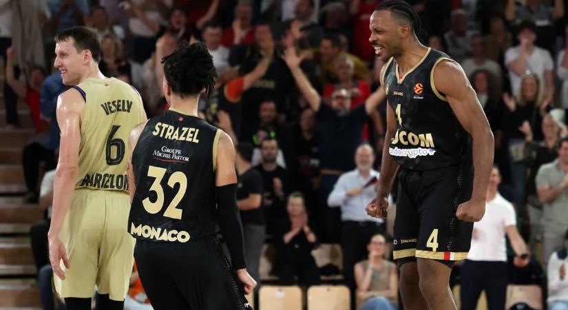 A Monaco kulcsonfontosságú meccset nyert meg a Barcelona ellen a kosárlabda Euroligában