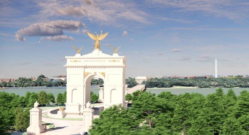 Így fog kinézni a Trump-kormányzat gigászira tervezett diadalíve