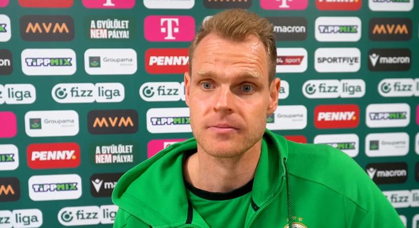 Dibusz Dénes: Egy ilyen félidőn elmehet a bajnokság
