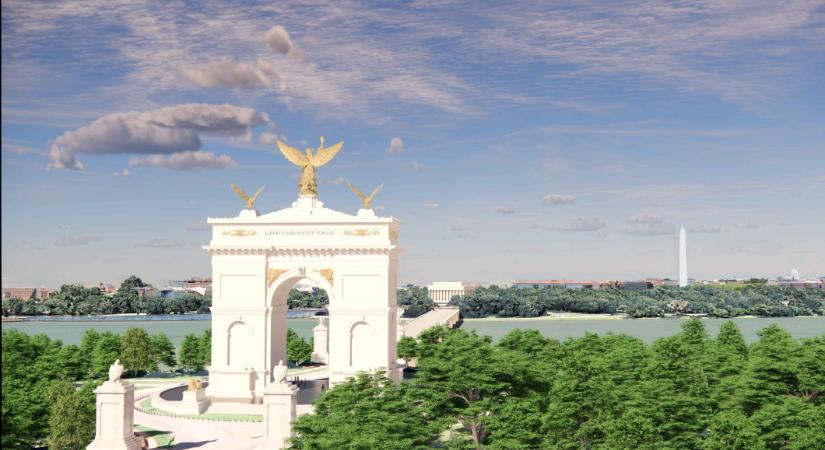 Elkészültek Trump gigantikus washingtoni diadalívének tervei