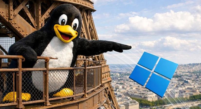 Törlik a Windows-t gépeikről a franciák, helyette Linux-ra állnak át az egész országban