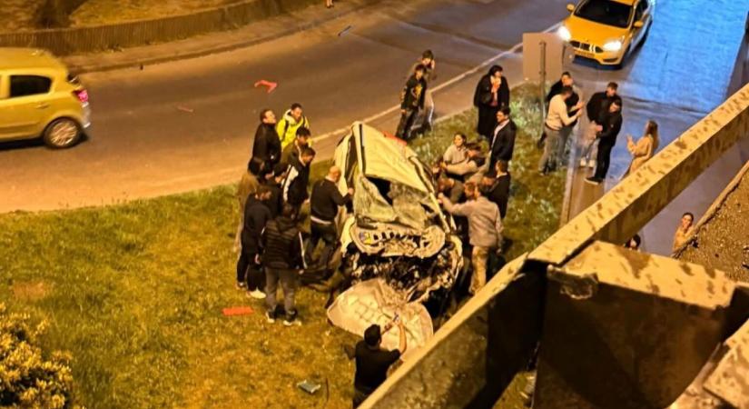 Illegális versenyzés okozta a XIII. kerületi balesetet – helyszíni videó