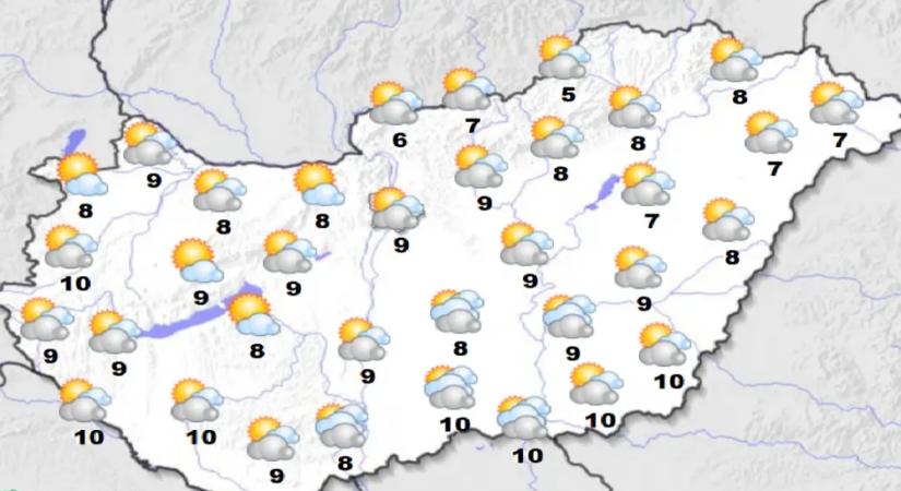 Rekordközeli hideget hozott az éjszaka