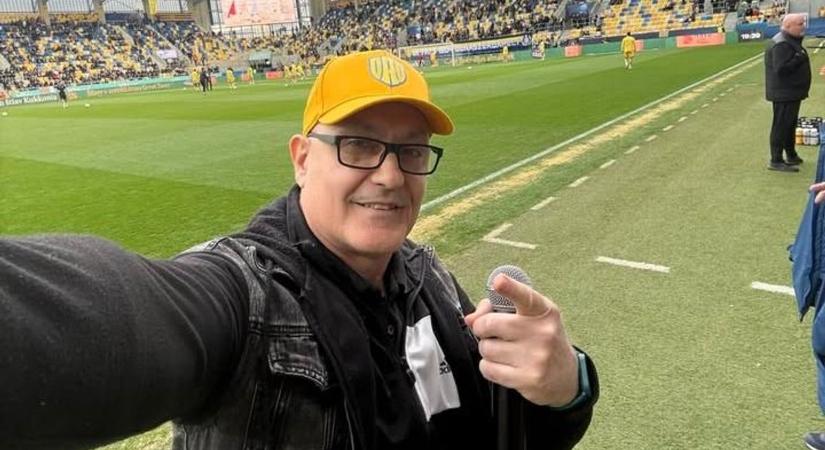 Abaházi Csaba énekelte a Nélküledet a DAC–Slovan rangadó előtt