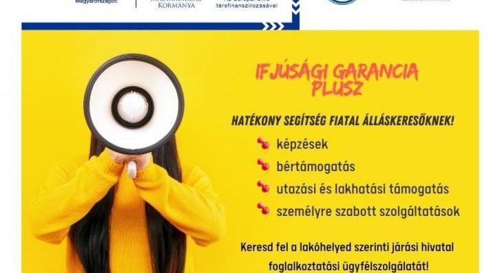 Fiataloknak segít az Ifjúsági Garancia Plusz program 