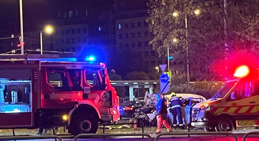 Sokkoló videón a Váci úti baleset utáni állapotok, utcai verseny okozta a tragédiát