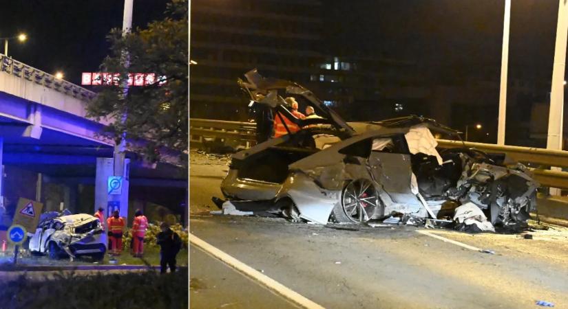 Döbbenet a „halálhídon”: féknyomok nélkül repült a mélybe az autó, szétszóródott roncsdarabok közt jártunk a tragédia reggelén