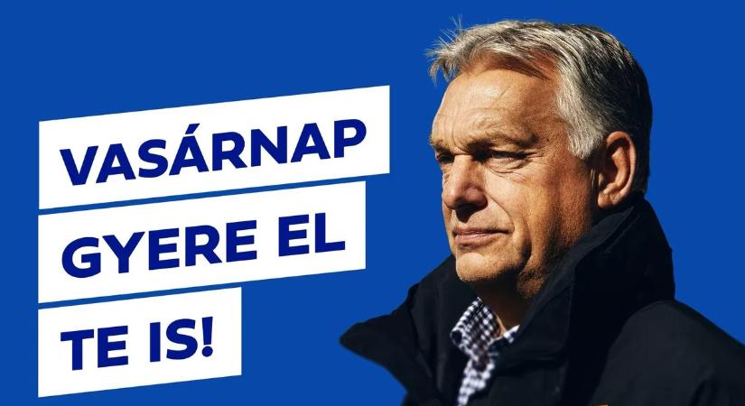 Orbán Viktor: Holnap válaszd te is a biztosat!