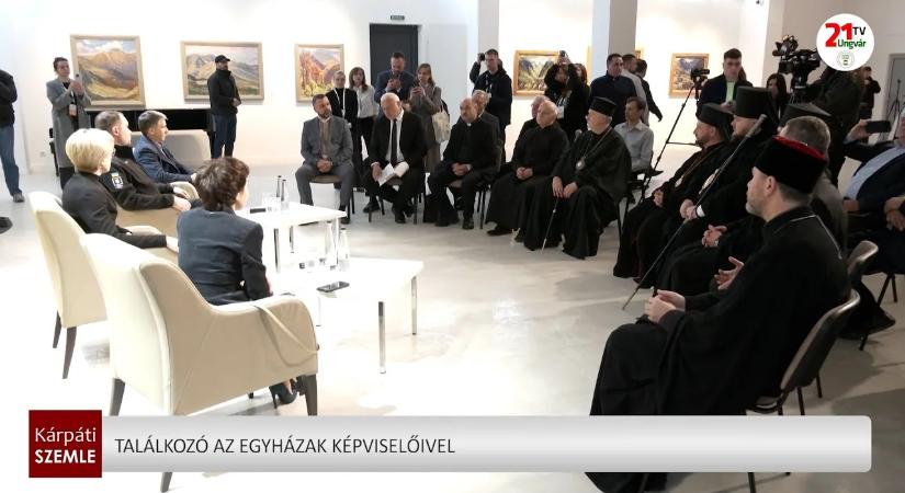 Találkozó az egyházak képviselőivel (videó)