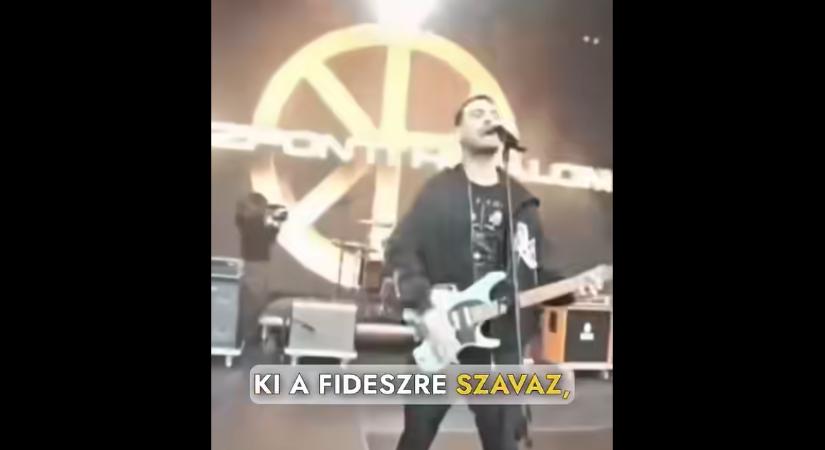 „Ki a Fideszre szavaz, az retardált, ha beleb.sz a villám ne sajnáld” – énekelték a Rendszerbontó koncerten