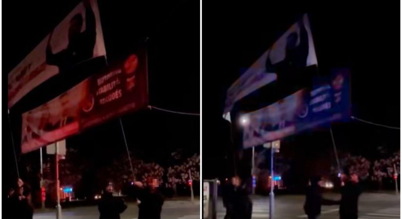 Újabb tiszás botrány Debrecenben - le akarták szedni a molinót, amin kiderül a kínos igazság – videóval