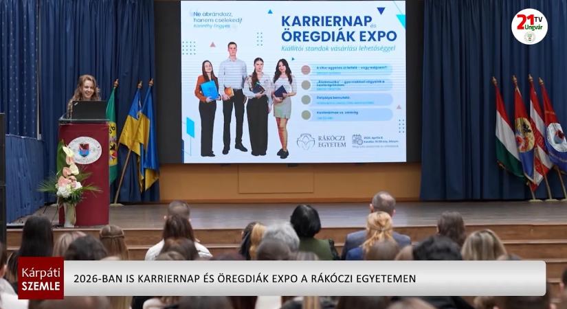 2026-ban is Karriernap és Öregdiák Expo a Rákóczi egyetemen (videó)