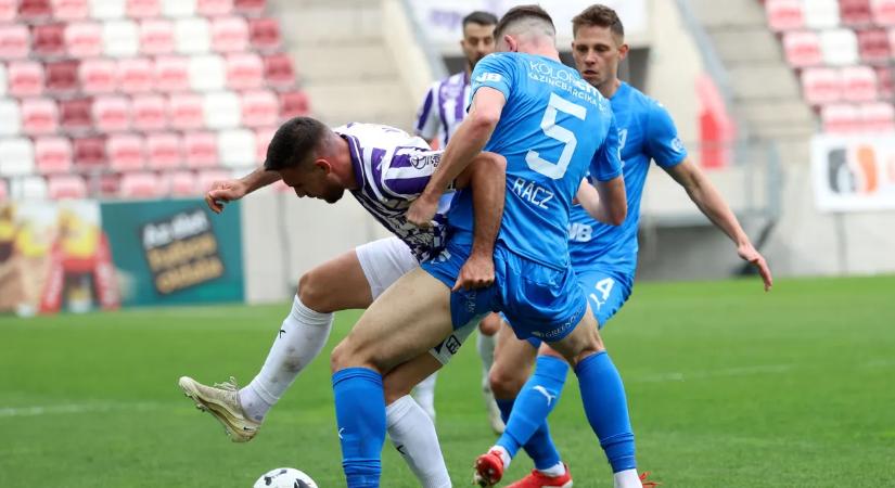 Az Újpest futballistája döbbenetes helyzetet hagyott ki – videó