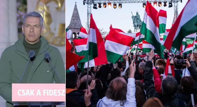 Lázár János a kampányzárón: Holnap eldől, hogy kimaradunk a háborúból, vagy belépünk a háborúba