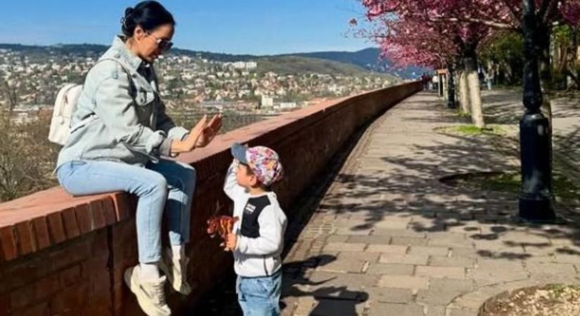 Hihetetlen! Sáfrány Emese kisfia már ötéves