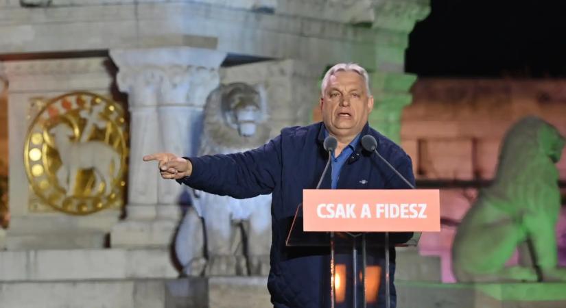 Orbán Viktor kampányzáró: „Jövőt csak mi tudunk építeni”