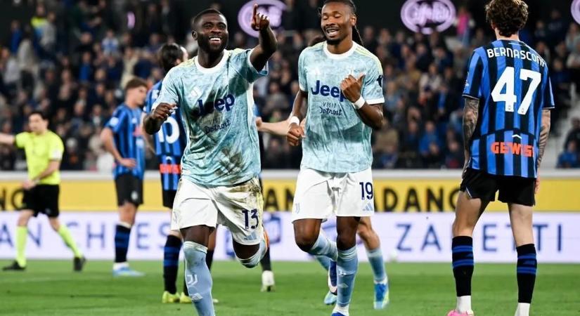 A Juventus bergamói győzelemmel közelít a dobogó felé