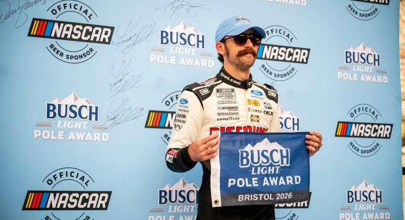 Eszméletlen szoros időmérőn húzta be a pole-t Ryan Blaney Bristolon