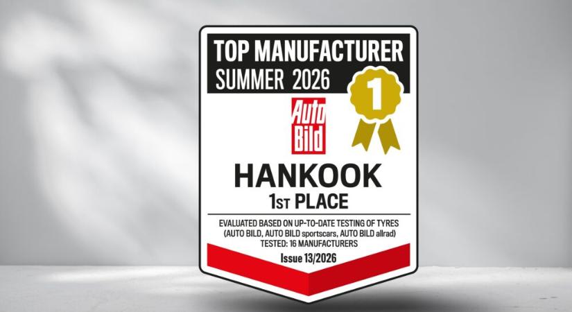 A Hankook vezeti az Auto Bild gyártói rangsorát