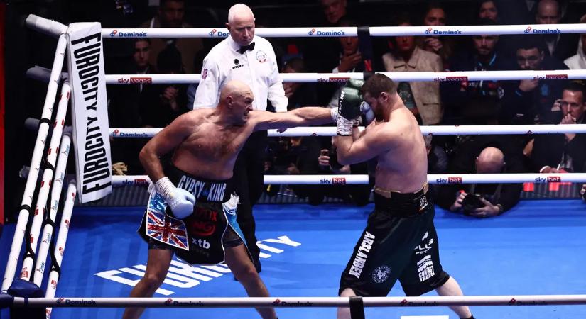 Tyson Fury visszatért, de nem volt benne sok köszönet – videó