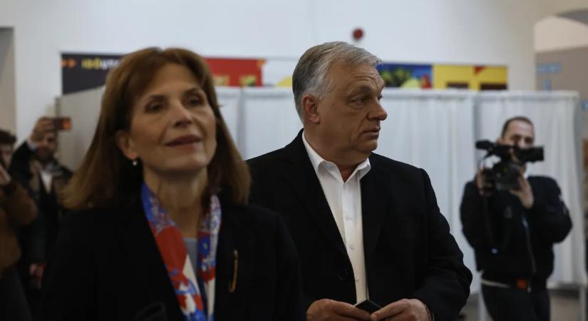 Így adta le a szavazatát Orbán Viktor