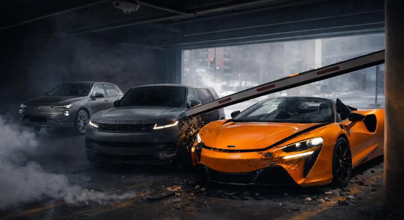 Elbaltázott autólopás, egy sorompó is elég de egy oszlop még jobb!