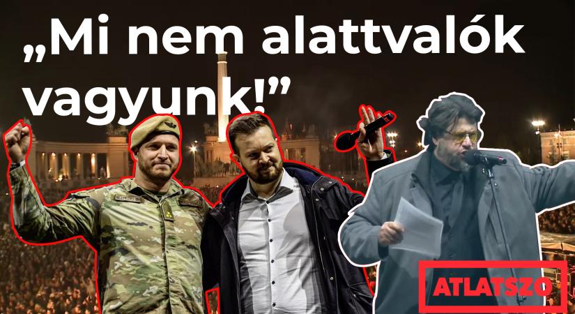 Így zengett a „Mocskos Fidesz” és „Ruszkik haza” a Hősök terén pénteken – videóriport