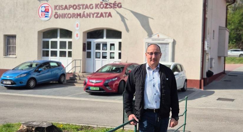 Átlag feletti részvétel Kisapostagon, büszke a polgármester