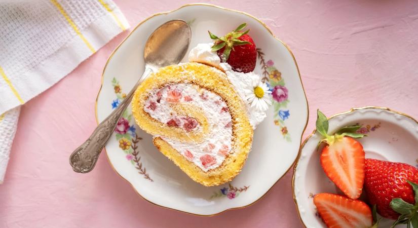 Helló eperszezon: ez a krémes tekercs a vasárnap sztárja