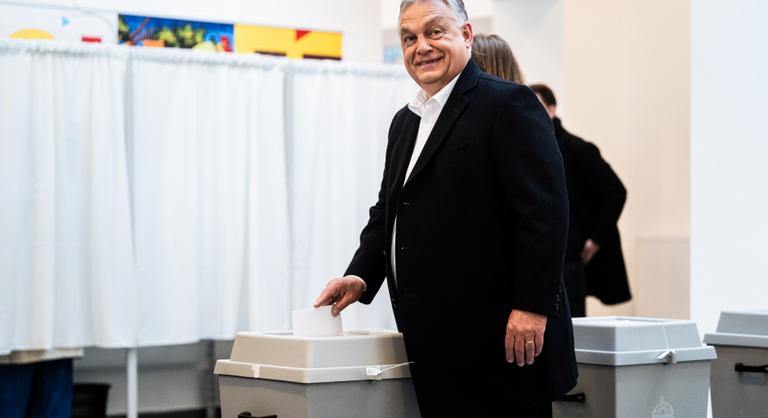 Így adta le Orbán Viktor és Magyar Péter a szavazatát